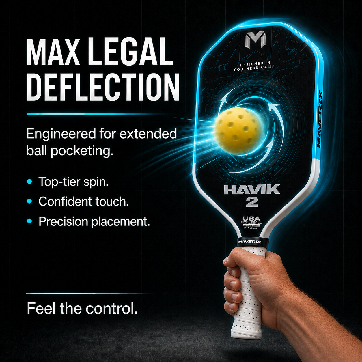 HAVIK 2, GEN 4.5 - Speed Meets Power. Patented Design to Feel Lighter & Swing Faster