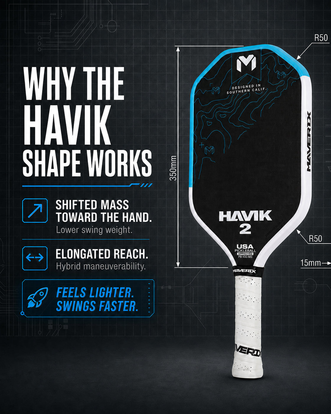HAVIK 2, Gen 4.5 | Speed Meets Power. Patented Design to Feel Lighter & Swing Faster